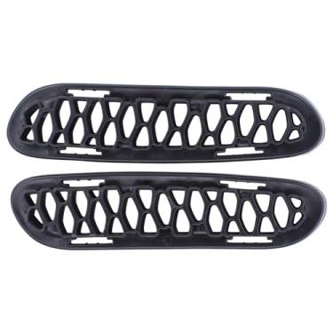 Imagem de MOTOKU Moldura de acabamento de barra frontal para Dodge Charger 2015-2023 lado do motorista e do passageiro