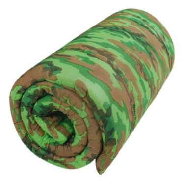Imagem de Colchonete Camuflado Mor Camping Solteiro Dobravel P/trilha