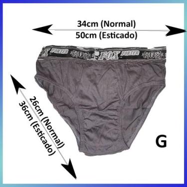 Imagem de Kit 10 Cuecas Slip Cueca Masculina 100% Algodão - Plus Size G3 G2 G1 G