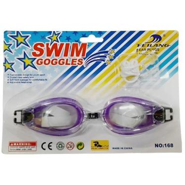 Imagem de Kit Óculos de Plástico para Natação N244271-9 Roxo - Quanhe