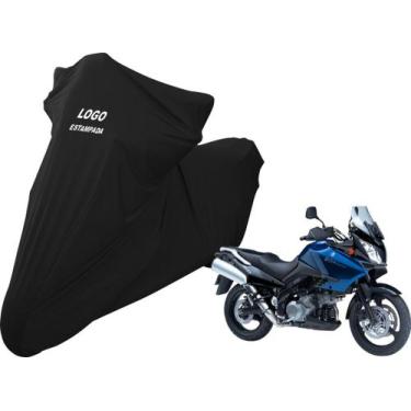 Imagem de Capa Protetora Para Cobrir Moto Suzuki DL 1000 Não Risca - Mz, Preta