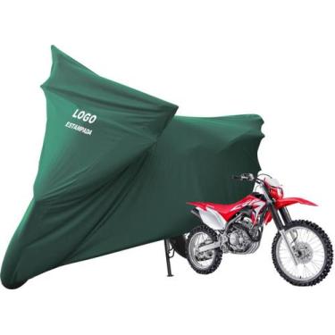 Imagem de Capa Protetora Para Cobrir Moto Honda CRF 250F Sob Medida - Mz, Verde