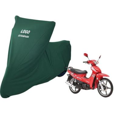 Imagem de Capa Para Cobrir Moto Kasinski Win De Tecido Lycra de Luxo - Mz, Verde