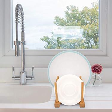 Imagem de Esteira de Mesa Multifuncional de Bambu, Rack de Drenagem de Prato, Rack de Drenagem Com Tapete de Mesa, Kit de Almofada de Isolamento, Ferramenta de Cozinha Resistente a Manchas