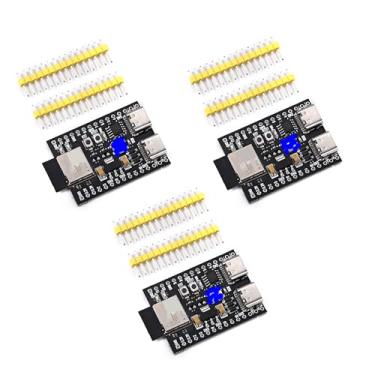 Imagem de Teyleten Robot Placa de desenvolvimento ESP32-C3-DevKitM-1 Placa de núcleo Serial WiFi Módulo Bluetooth ESP32-C3-MINI-1 WiFi+BTLE 5.0 Módulo Tipo-C para Arduino 3 peças