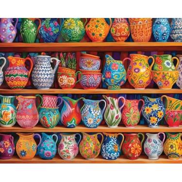 Imagem de White Mountain Puzzles Pretty As A Pitcher 1000 Piece Jigsaw Puzzle