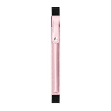 Imagem de VIKESI Estojo para Apple Pencil Pro, Apple Pencil (USB-C), Apple Pencil 1ª/2ª geração, bolsa de couro PU Stylus Pencil com faixa elástica removível para tablet de 24,6 a 32,8 cm, ouro rosa