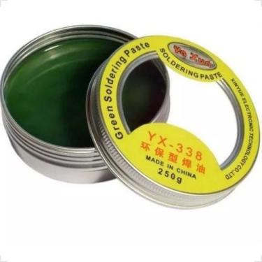 Imagem de Pasta De Solda Fria Verde Yaxun Yx 338 250g Alto Desempenho