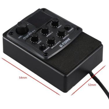 Imagem de Captador Equalizador Afinador violao GT4 Cherub NEA3667