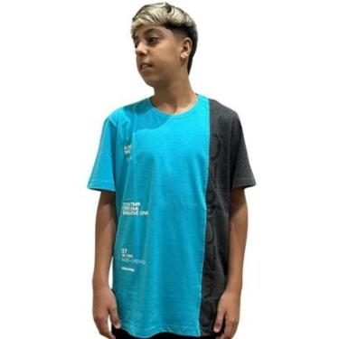 Imagem de Camiseta Masculina Onbongo Especial Lek Azul ON263-Masculino