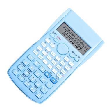 Imagem de Calculadora Científica 12 Dígitos 240 Funções Multifuncional Calculadora de Função de Exibição Grande Com Capa Dura de Capa Dura Blue Multifuncional Desi Scientific Scientific