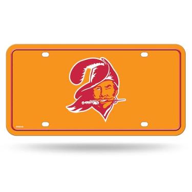 Imagem de Rico Industries NFL Football Tampa Bay Buccaneers Modern Retro Metal Auto Tag 15.2 cm x 30.5 cm - Ótimo para caminhão/carro/SUV