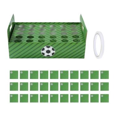 Imagem de SiaBiced ETILIONAL de CONE de CONE de FESTO Decoração de casamento decorativo com 30 papéis de cone de conexão Caixa de suporte para engajamento de férias, Futebol