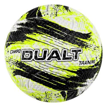 Imagem de Bola Campo Dualt Training Resistente Oficial Com Nota Fiscal, Amarelo