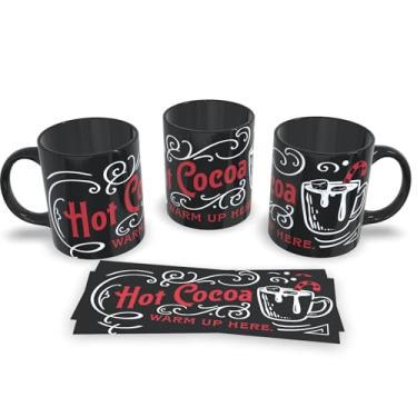 Imagem de Caneca Preta Personalizada Chocolate Quente – Presente Criativo (Mod.7)