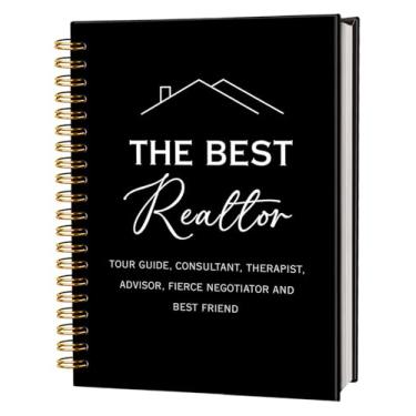 Imagem de FLVGE Presentes para corretores de imóveis, caderno de diário, suprimentos para agentes imobiliários, presente de agradecimento para corretor de imóveis, presente de agradecimento para corretor de