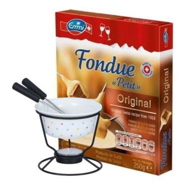 Imagem de Kit Fondue Queijo Emmi 250g & Conjunto Fondue Love 
