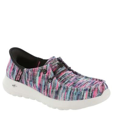 Imagem de Skechers Skechers Tênis feminino sem cadarço Go Walk Joy Moc Toe Casual, Preto/Multi, 39