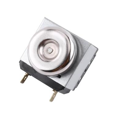 Imagem de Interruptor do timer do forno 60 minutos de alta temperatura Controlador de tempo eletrônico de metal para forno de microons Design compacto de fogão elétrico fácil de instalar