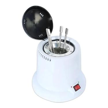 Imagem de Esterilizador Elétrico de Alicates Tesouras com Microesferas, 250°C, 100W, 110V, Branco