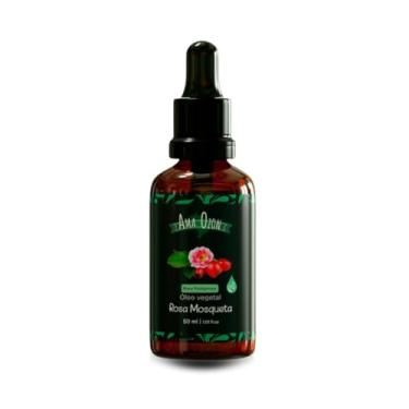 Imagem de Óleo Vegetal de Rosa Mosqueta Rubiginosa - 100% Natural e Puro Prensado a Frio Clareador de Manchas Virilhas e Axílas - Hidratante para Pele e Cabelos (50ml)