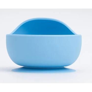 Imagem de Tigela Bowl Infantil de Silicone Com Ventosa Azul Petit Piá