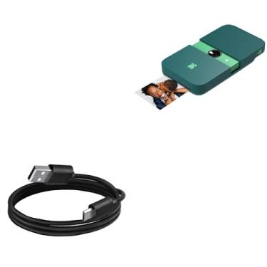 Imagem de Cabo de câmera digital Kodak Printomatic de impressão instantânea, BoxWave [cabo DirectSync] Cabo de carregamento durável e sincronização para câmera digital Kodak Printomatic de impressão instantânea