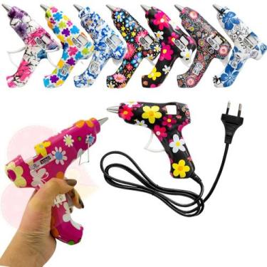 Imagem de Pistola Cola Quente Profissional Bivolt 40w Inmetro Estampa - Gatte