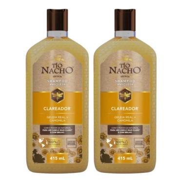 Imagem de Kit Com 2 Shampoo Clareador 415ml  Tio Nacho Genomma