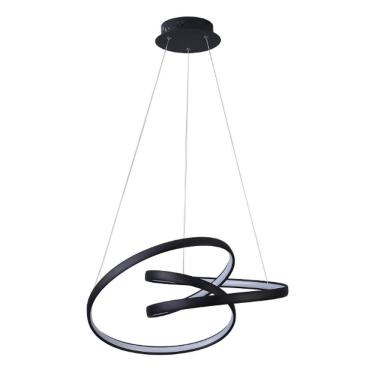 Imagem de Pendente Zig 1x35w 3000k 1800 Lúmens Tp001b Tp001b Bella Iluminação Preto/branco