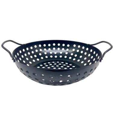Imagem de Panela Grelha Wok Antiaderente Churrasqueira Legumes Prana