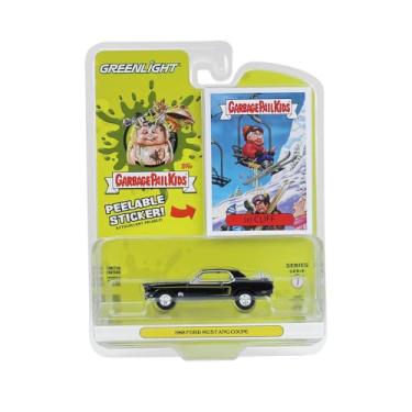 Imagem de Greenlight Collectibles 54110-C 1:64 Scale Garbage Pail Series 7 - Ski Cliff - 1968 Mustang Coupe with Trunk Mounted Ski Rack and Skis