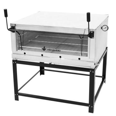 Imagem de Forno Lastro A Gás Natural Venâncio Roma 110 Interior Aço Galvanizado Exterior Inox Firi110-26270