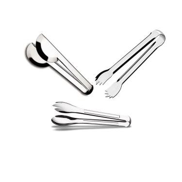 Imagem de Kit Pegadores Em Aço Inox - Massa - Salada - Gelo