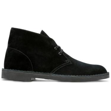 Imagem de Clarks Bota masculina Bushacre 2 Chukka, Camurça preta, 10 Wide