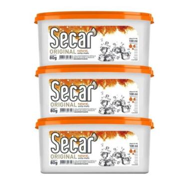 Imagem de 3 Antimofo Secar Original Natural 80g Absorvedor De Umidade Suave Evit