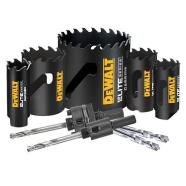 Imagem de Dewalt Kit de serra de carboneto para corte de metal da série Elite, 9 peças