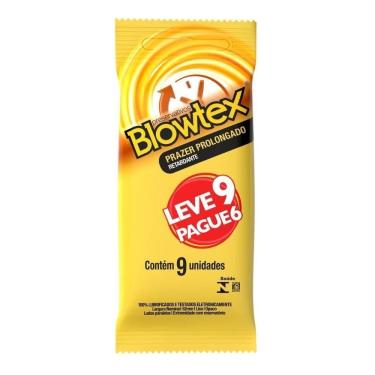 Imagem de Preservativo Blowtex Lubrificado Retardante 16 Embalagens com 9 Unidades