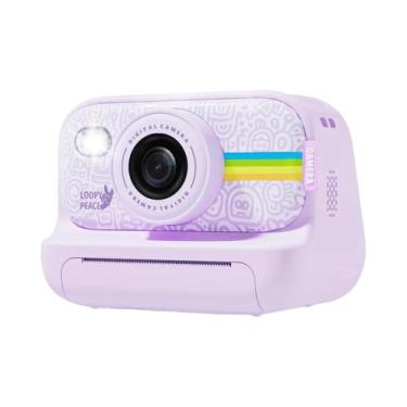 Imagem de Câmera Digital Infantil HD 2.0 Polegadas Tela Zoom 32GB Impressão Inst