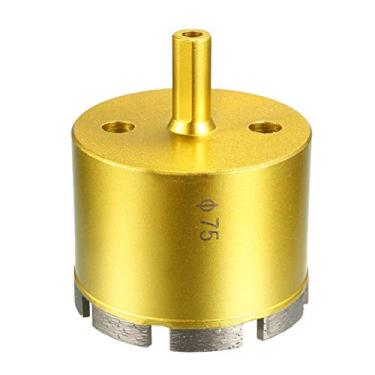 Imagem de Broca Uxcell 30 mm-75 mm seca/diamante úmido núcleo broca para blocos de tijolos concreto maçonaria de pedra, a18082400ux0183, 75mm