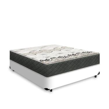 Imagem de Cama Box com Colchão de Espuma D33 Gazin ISO 3000 Casal 138cm, Branco