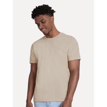 Imagem de Camiseta Aramis Masculina Eco Lisa Cáqui Claro, XXXL/GGGG