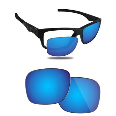 Imagem de Lentes de substituição Fiskr para óculos de sol Oakley Jupiter Squared, Ice Blue - Anti4s Mirror Polarized, 0