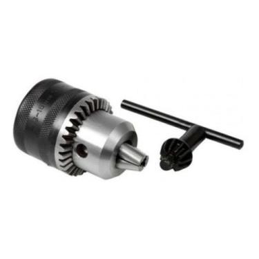 Imagem de Mandril De Rosca P/ Furadeira Com Chave 13mm 3/8 X 24f Aço Fertak