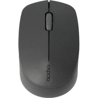 Imagem de Mouse Rapoo M100 Silent Wireless - Dark Grey (Sem Fio)