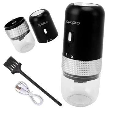 Imagem de Moedor de Café Elétrico Portátil Grãos, Recárregavel Usb, Automático e Silencioso - Recipiente Removível de 120ml Para Armazenar o Café Moído -Design Compacto Para Viagens e Uso Diário