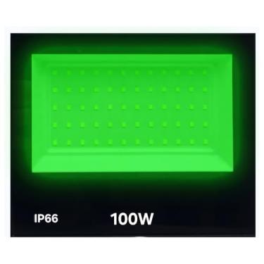 Imagem de Refletor Holofote 100W Luz Verde A Prova D' Agua Bivolt Uso Externo
