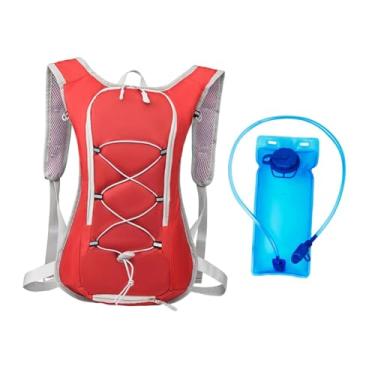 Imagem de predolo Mochila de hidratação leve para caminhadas, mochila de água, de hidratação portátil para caminhadas, Vermelho