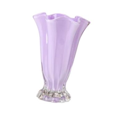 Imagem de KiBcsLic Vaso de flores decorativo hidropônico para plantas, vaso de plantas para estante de mesa, Tolet