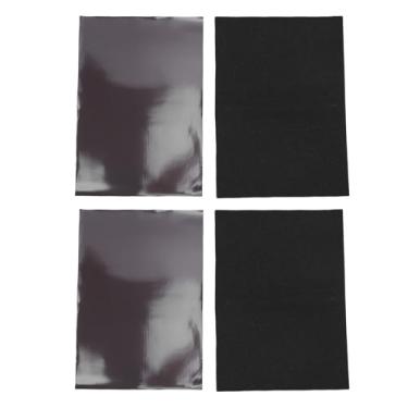 Imagem de AYNEFY 4 Pcs Janela AC Capa De Chuva, Espuma Ar Condicionado Drip Almofada Com Esteira Magnética Cuttable Seguramente Anexado Drip Pad Redução De Ruído Mat para Home Window Office